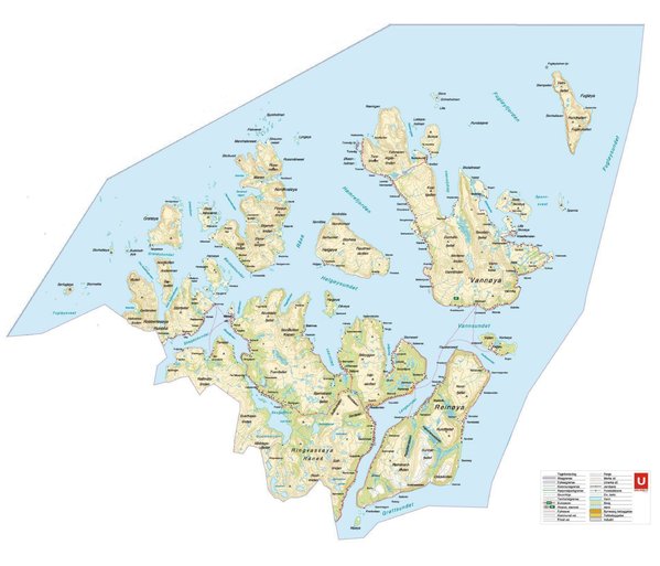 Kart over Karlsøy  