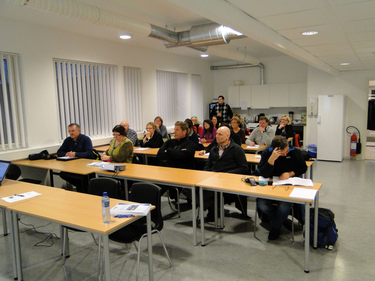 Deltagerne p&aring; konferansen om bolyst