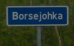 Veiskilt Borsejohka