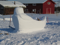 Pulk med dame  [ 1]