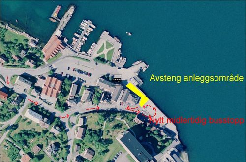Stenging av veg og kai i Holmen Stenging av veg og kai i Holmen