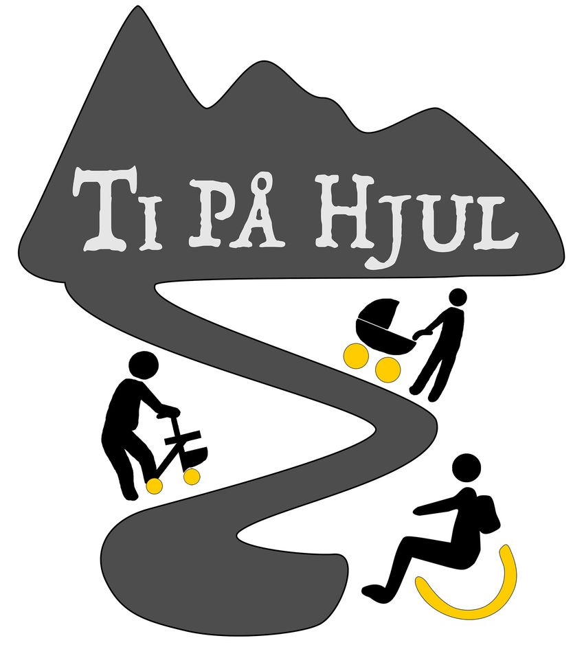 Logo til Ti på hjul Logo til Ti på hjul
