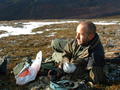 Senjaværingen Raymond, fra Rundfjellet på Reinøya