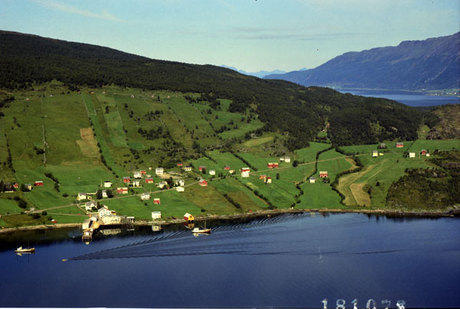Breivoll 1967. Flyfoto.