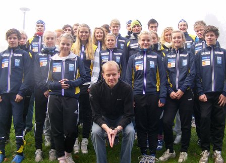 Johan Ivarsson med Frol-gjengen. Foto: Frol IL. Johan Ivarsson med Frol-gjengen. Foto: Frol IL.