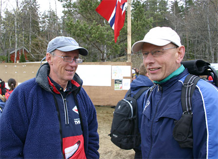 Svein Jacobsen og Per Fosser. Foto: Hans L. Werp.