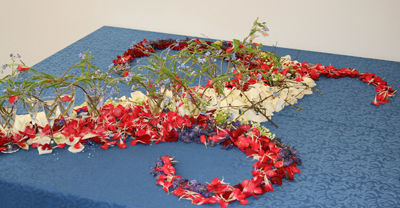 Blomsterblader bord