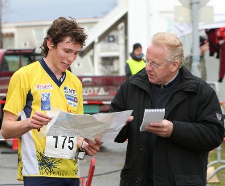 Ulf Forseth Indgaard under NM Sprint 2010. Foto: Erik Borg/O-boka.