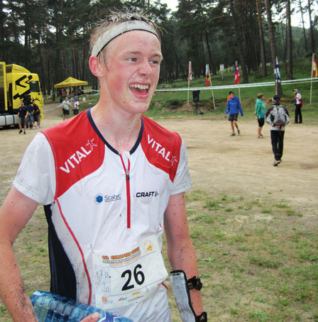 Jon Aukrust Osmoen under Ungdoms-EM i 2010. Foto: Eivind Tonna.