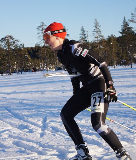 Marte Reenaas fra Lygna ski-o-løp 2011