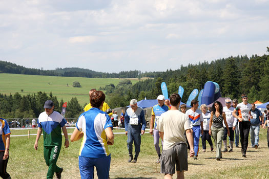 Deltakere i publikumsløpene på VM i Tsjekkia 2008. Foto: Geir Nilsen/OPN.no.