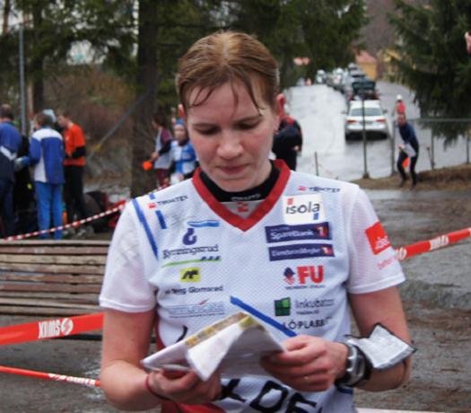 Galina Vinogradova vant løp to i Oslo City Cup 2011 med stor margin.