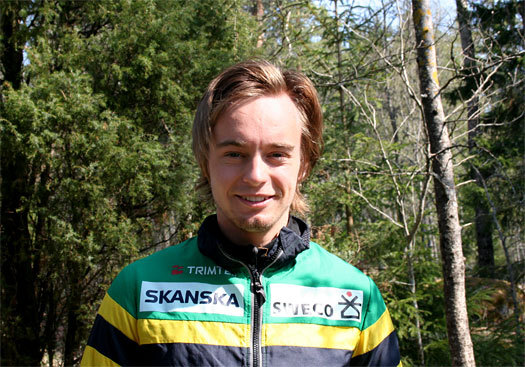 Vegard Ruttenborg etter totalseieren i Tour de Värmland 2011. Foto: Geir Nilsen/OPN.no.