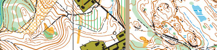 Valderstømoen nord for Hønefoss. Kart: Viul OK.