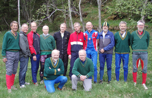 NTHI-laget som startet NTNUI-æraen i 10Mila i 1971.