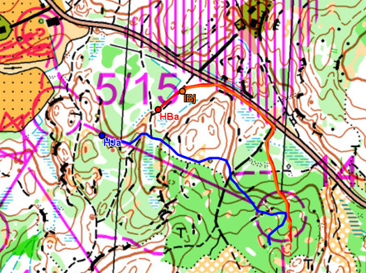 GPS-tracking fra Elitserien i Husqvarna i påsken 2011.