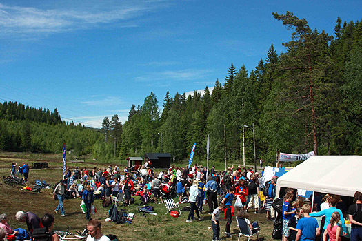 Gromløpet 2011 gikk fra Bjønndalen skiarena i Nittedal. Foto: Martin Veastad