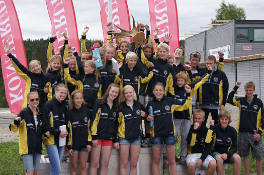 aAkershus og Oslo o-krets vant sammenlagt-troféet i Unionsmatchen 2011. Foto: Vidar Benjaminsen