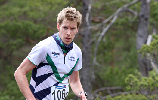 Håvard Lucasen i stafetten under Norwegian Spring 2010. Foto: Geir Nilsen/OPN.no.