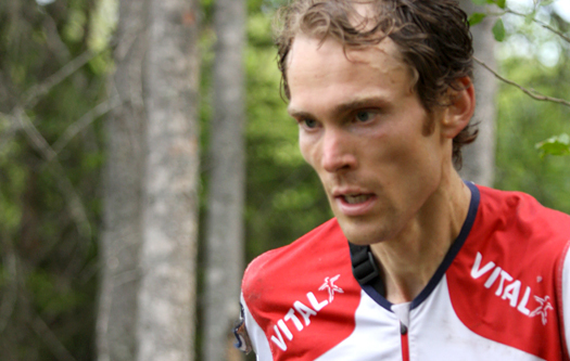 Audun Hultgreen på vei mot verdenscupseier og totalseier i Nordic Orienteering Tour 2010. Foto: Geir Nilsen/OPN.no.