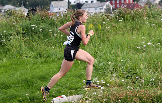 Elise Egseth underveis mot 5. plass i VM-sprinten. Foto: Geir Nilsen / OPN.no.
