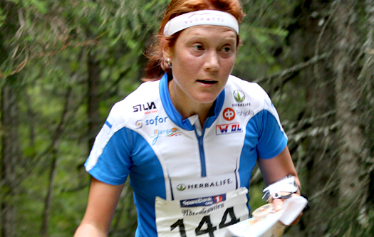 Anni-Maija Fincke på mellomdistansen under VM i Trondheim 2010. Foto: Geir Nilsen/OPN.no.