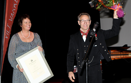 Elin Sjødin Drange og Håvard Lillegård på O-gallaen 2011.