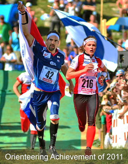 Thierry Gueorgiou og Ida Bobach. Foto: Jan Kocbach / World of O.com.