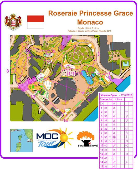Monaco Open 2012. Kart: PWT Travel.