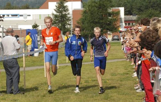 Vinnerlaget av kretsstafetten under Hovedløpet i 2010 samles nå i Trollelg, en sterk trio! Fra venstre Trond Einar Moen Pedersli, Ove Baardsgaard og Andreas Sølberg. Foto: Trollelg.