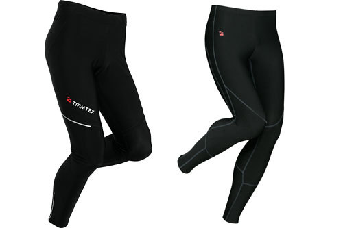 Trimtex tights Advance TRX i vinterutgave til venstre og sommerutgave til høyre.