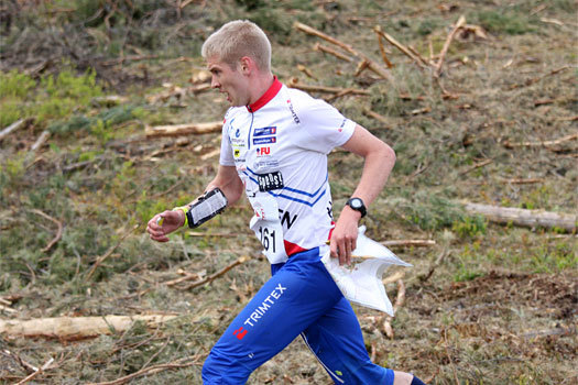 Olav Lundanes i et VM-uttaksløp like utenfor Hønefoss i Ringerike i mai 2012. Foto: Geir Nilsen/OPN.no.
