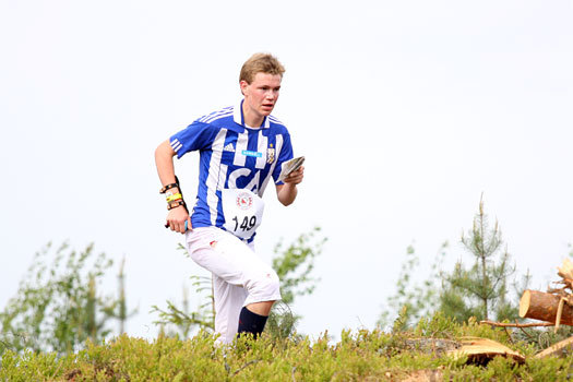 Eskil Kinneberg i et VM-uttaksløp for senior like utenfor Hønefoss i Ringerike i mai 2012. Foto: Geir Nilsen/OPN.no.