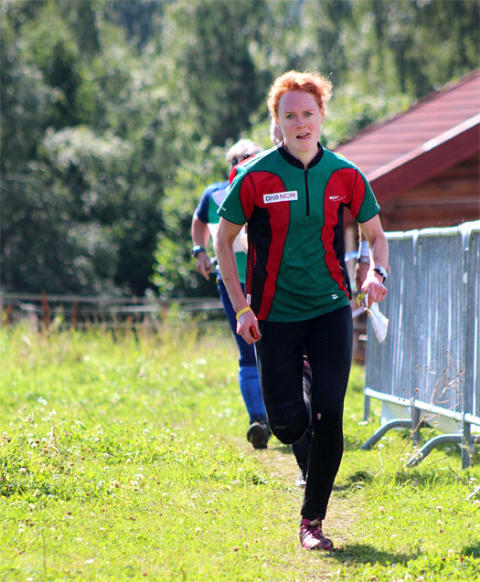 Betty Ann Bjerkreim Nilsen, Lillehammer OK var sterk i kvinnenes seniorklasse og vant klart. Foto: Hans L. Werp.