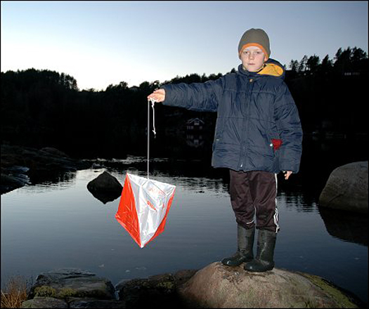 Johannes Bakke Aashamar var i en alder av 9 år, da bildet ble tatt, o-løper, løypelegger og synfarer. Foto: Even Jahnsen.