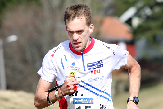 Magne Dæhli var ustoppelig i den 14,1 km lange løypa i Varteig nord for Sarpsborg under Norwegian Spring og SOL-renningen 2013. Foto: Geir Nilsen/OPN.no.