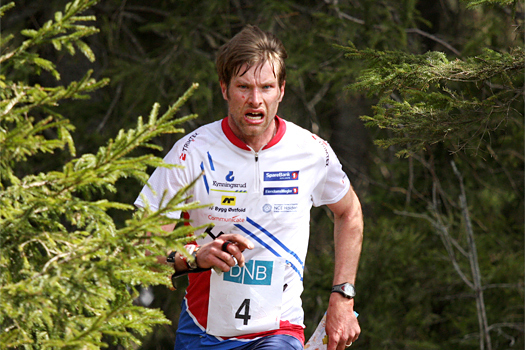 Emil Winstedt i Smaaleneneløpet og på vei mot totalseier i Østfold O-weekend 2013. Foto: Geir Nilsen/OPN.no.