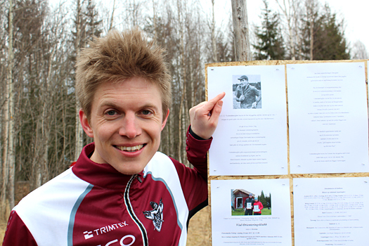 Øystein Sørensen i Sigdalsløpet 2013. Foto: Hans L. Werp.