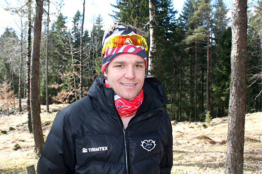 Axel Mattsson, eliteleder i Järla Orientering. Foto: Geir Nilsen/OPN.no.