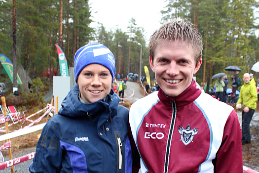Heidi Mårtensson, Modum og Øystein Sørensen var to av forgrunnsfigurene i Eikerløpet. Foto: Hans L. Werp.
