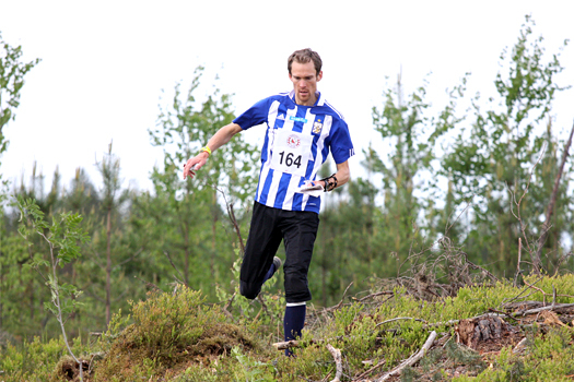 Audun Hultgreen Weltzien under VM-testløpet i Hønefoss og Ringerike 2012. Foto: Geir Nilsen/OPN.no.