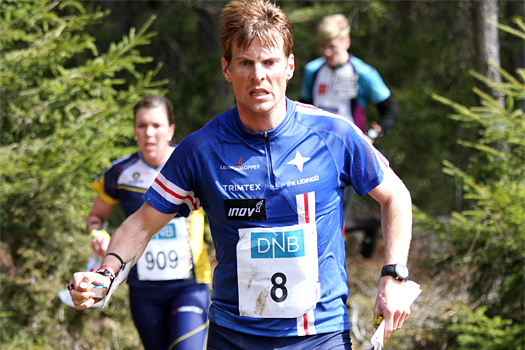 Øystein Kvaal Østerbø på Smaaleneneløpet i Østfold O-weekend 2013. Foto: Geir Nilsen/OPN.no.