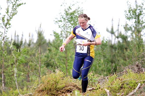Tone Wigemyr i et VM-uttaksløp like utenfor Hønefoss i Ringerike i mai 2012. Foto: Geir Nilsen/OPN.no.