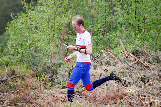 Bjørn Ekeberg under et VM-uttaksløp på Ringerike i 2012. Foto: Geir Nilsen/OPN.no.