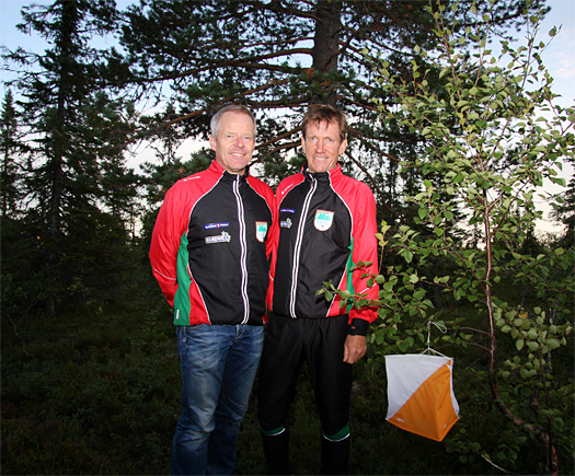 Jens Kristian Kopland og Jörgen Mårtensson er to sentrale personer som skal bidra til at O-Festivalen 2014 kommer vel i havn. Foto: Geir Nilsen/OPN.no.