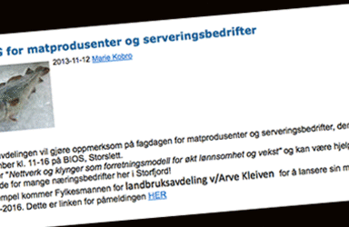 Fagdag-Monstertorsk
