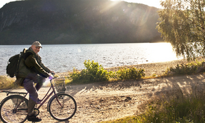 På sykkel langs fjorden