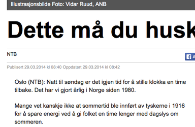 Sommertid