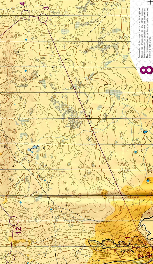 2.450 meter var lengden på dette strekket i klasse H45 under The JK i Wales i påsken 2014.