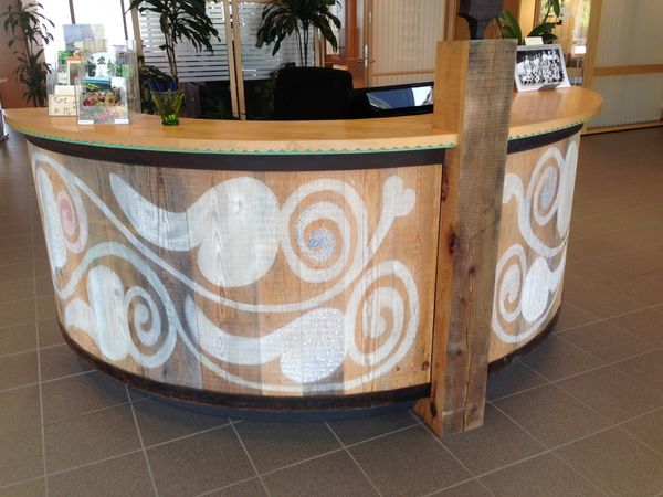 Kunst i servicetorget - skranken